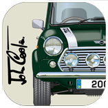 Mini Cooper Sport 2000 (green) Coaster 7